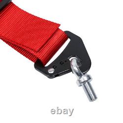 KYOSTAR New Red Heavy-Duty 5Point Camlock Quick Release Seat Belt Safety Harness