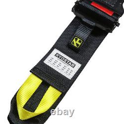 KYOSTAR New Red Heavy-Duty 5Point Camlock Quick Release Seat Belt Safety Harness