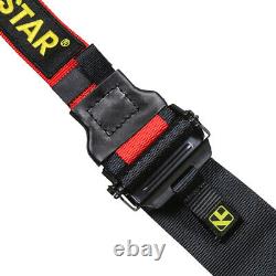 KYOSTAR New Red Heavy-Duty 5Point Camlock Quick Release Seat Belt Safety Harness