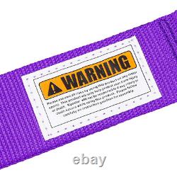 KYOSTAR Purple Universal 5pt Carbon Fiber Quick Release Safety Seat Belt New