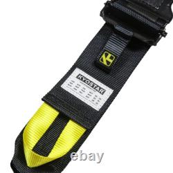 KYOSTAR Universal Black 5-Point Camlock Quick Release Seat Belt Harness New