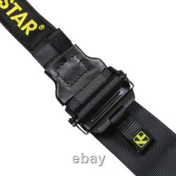 KYOSTAR Universal Black 5-Point Camlock Quick Release Seat Belt Harness New