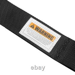 KYOSTAR Universal Black 5-Point Camlock Quick Release Seat Belt Harness New