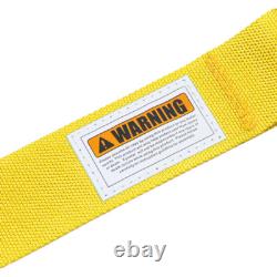 KYOSTAR Yellow Durable 5-Point Camlock Quick Release Racing Seat Belt Harness