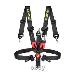 Kyostar Cam Lock Carbon Fiber Quick Release Racing Seat Belt Safety Harness 5 pt