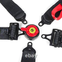 Kyostar Cam Lock Carbon Fiber Quick Release Racing Seat Belt Safety Harness 5 pt