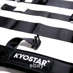 Kyostar Universal 3 Race Car Seat Belts 5-Point SFI 16.1 Safety Harness polyest