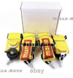 MOMO 4 Point 3 Seat Belt Quick Release Seatbelt Snap-On Harness