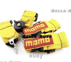 MOMO 4 Point 3 Seat Belt Quick Release Seatbelt Snap-On Harness