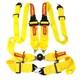 MOMO Racing 4 Point 3 Seat Belt Quick Release Seatbelt Snap-On Harness