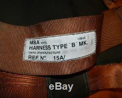 Martin Baker Parachute Harness TYPE B MK Aircraft Belt Pilot for Ejection Seat