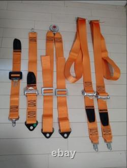 McLaren 600LT Sabelt Harness 6-Point Seat Belt Orange 1 Set