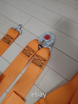 McLaren 600LT Sabelt Harness 6-Point Seat Belt Orange 1 Set