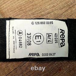 Mercedes Benz W126 seat belt 280 380 500 S SE SEL Repa 1268600085 1268602885