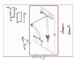 Mercedes W460 W463 Front Seat Belt Ass 001 860 71 85 9A86, 0018607185 9A86