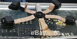 Military Rg-33 Cat Mrap 5point Twist-release Seat Belt Harness Retractors Sl16.3