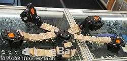 Military Rg-33 Cat Mrap 5point Twist-release Seat Belt Harness Retractors Sl16.3