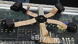 Military Rg-33 Cat Mrap 5point Twist-release Seat Belt Harness Retractors Sl16.3