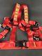 Momo Corse Seat Belt 4 Points Harness Red