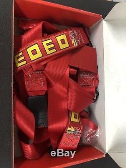 Momo Corse Seat Belt 4 Points Harness Red