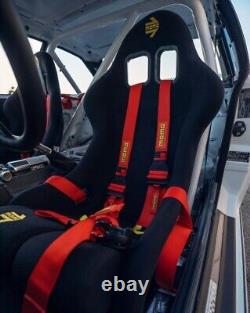 Momo Sr6 Camlock 6pt 6-point Competition Racing Seat Belt Safety Harness Red