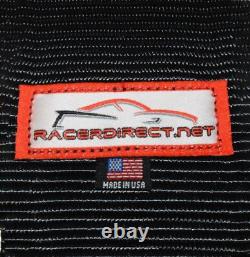 Murdered Out Latch & Link 5 Point Seat Belt Floor Mount Racing Harness Black