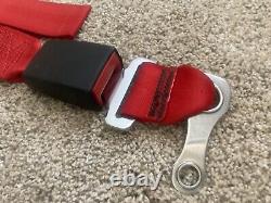 Mustang (05-17 All) Schroth QuickFit Pro Driver & Passenger Harness Belt, Red