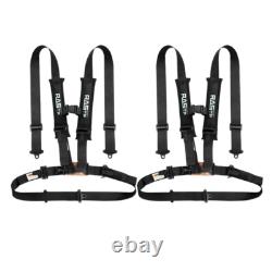 NEW 2INCH 4-POINT RACING SEAT BELT HARNESS WITH SHOULDER PAD FOR UTV ATV Go-Kart