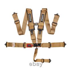 NEW 3'' 5-Point Camlock Quick Release Racing Seat Belt Harness Soft Fit UTV ATV