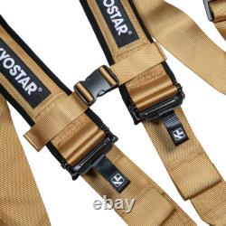 NEW 3'' 5-Point Camlock Quick Release Racing Seat Belt Harness Soft Fit UTV ATV
