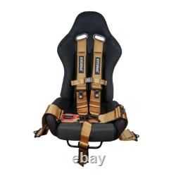 NEW 3'' 5-Point Camlock Quick Release Racing Seat Belt Harness Soft Fit UTV ATV