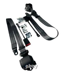 NEW Seat Belt for 911 Porsche 911 Seat Belt Kit with Brackets 1965-83 BLACK
