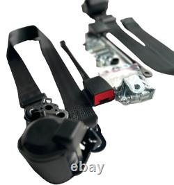 NEW Seat Belt for 911 Porsche 911 Seat Belt Kit with Brackets 1965-83 BLACK