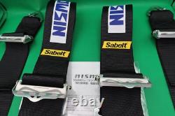 NISMO OEM 40th Anniversary Old logo 4-Point Seat Belt Sports Harness In Stock