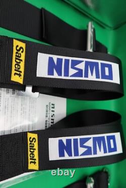 NISMO OEM 40th Anniversary Old logo 4-Point Seat Belt Sports Harness In Stock