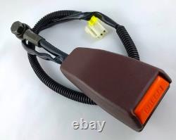 NISSAN 300ZX Z31 1987-89 Burgundy Seat Belt Latch Assembly -Receiver + Harness