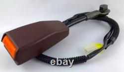 NISSAN 300ZX Z31 1987-89 Burgundy Seat Belt Latch Assembly -Receiver + Harness