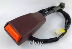 NISSAN 300ZX Z31 1987-89 Burgundy Seat Belt Latch Assembly -Receiver + Harness
