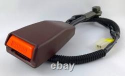 NISSAN 300ZX Z31 1987-89 Burgundy Seat Belt Latch Assembly -Receiver + Harness