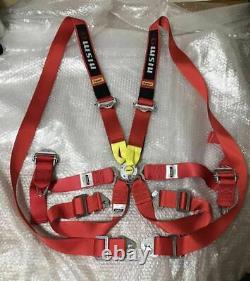 NISSAN Genuine Skyline GTR Sabelt Racing Harness Competition Model with 6 Eye Bolt