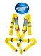 NRG 5 Point Racing Harnesses Cam Lock SFI Approved Yellow SBH-B6PCYL