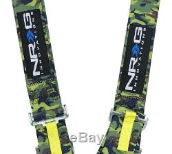 NRG 5 Point Racing Seatbelt / Harness Cam Lock SFI Approved Camo