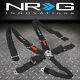 NRG INNOVATIONS SBH-R6PCBK 5-POINT 3WIDTH SEAT BELT HARNESS WithCAM LOCK BUCKLE