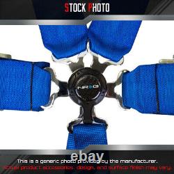 NRG Innovations 6 Point Cam Lock Harness Set, Blue SBH-6PCBL