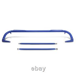 NRG Innovations HBR-003BL 50.5Aluminum 4-Point Safety Seat Belt Harness Bar Kit