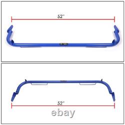 NRG Innovations HBR-003BL 50.5Aluminum 4-Point Safety Seat Belt Harness Bar Kit