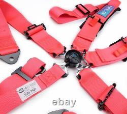 NRG Innovations for 5PT 3in. Seat Belt Harness / Cam Lock Pink