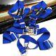 NRG SBH-5PCBL 5-Point Latch Link Blue SFI Approved 16.1 Racing Seat Belt Harness