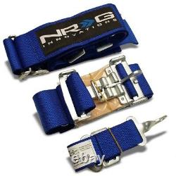 NRG SBH-5PCBL 5-Point Latch Link Blue SFI Approved 16.1 Racing Seat Belt Harness