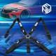 NRG SBH-B6PCBK SFI 16.1 Racing Harness 5 Point 3 Wide Latch Link Seat Belt